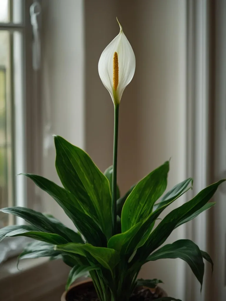 Peace lily plant