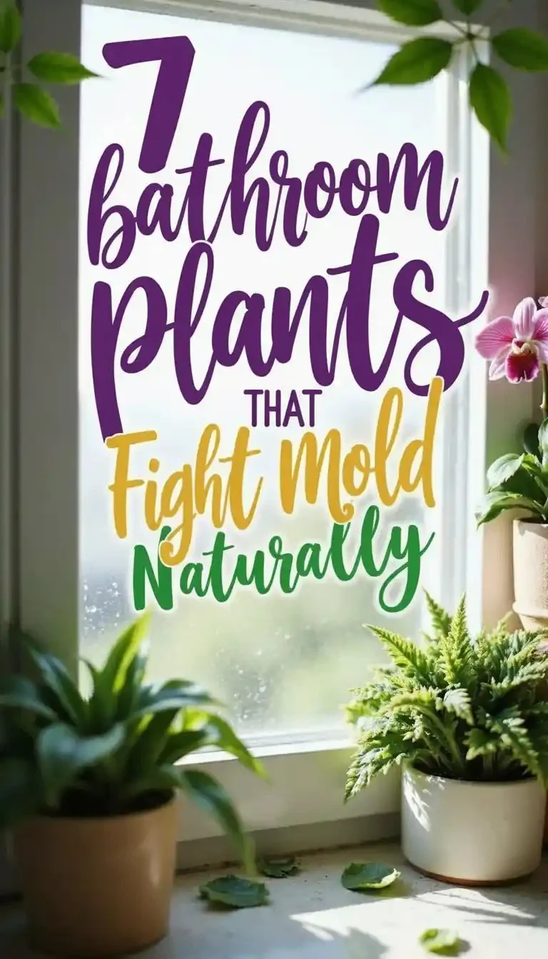 10 bathroom plants that absorb humidity to improve air quality