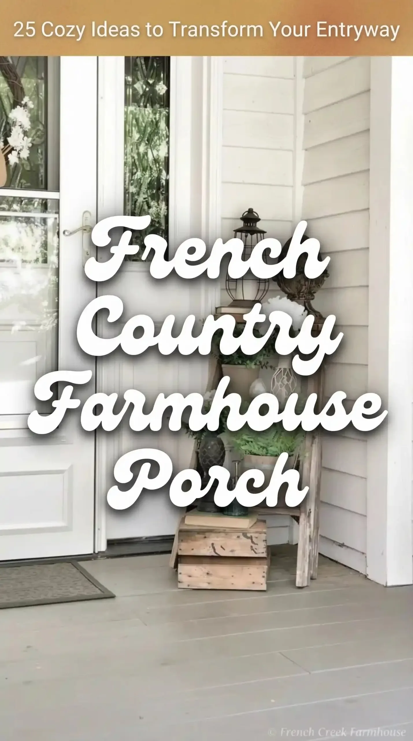 French Country Farmhouse Porch 1 French Country Farmhouse Porch