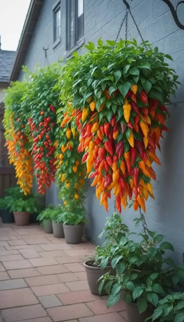 How to grow hanging peppers