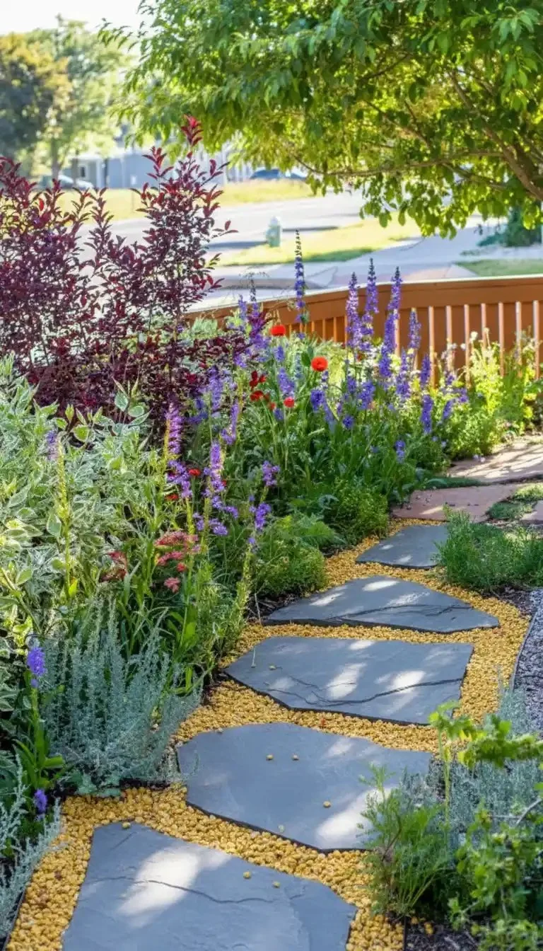 Betsy's Bee Pollinator Garden showcasing vibrant flowers and pollinators.