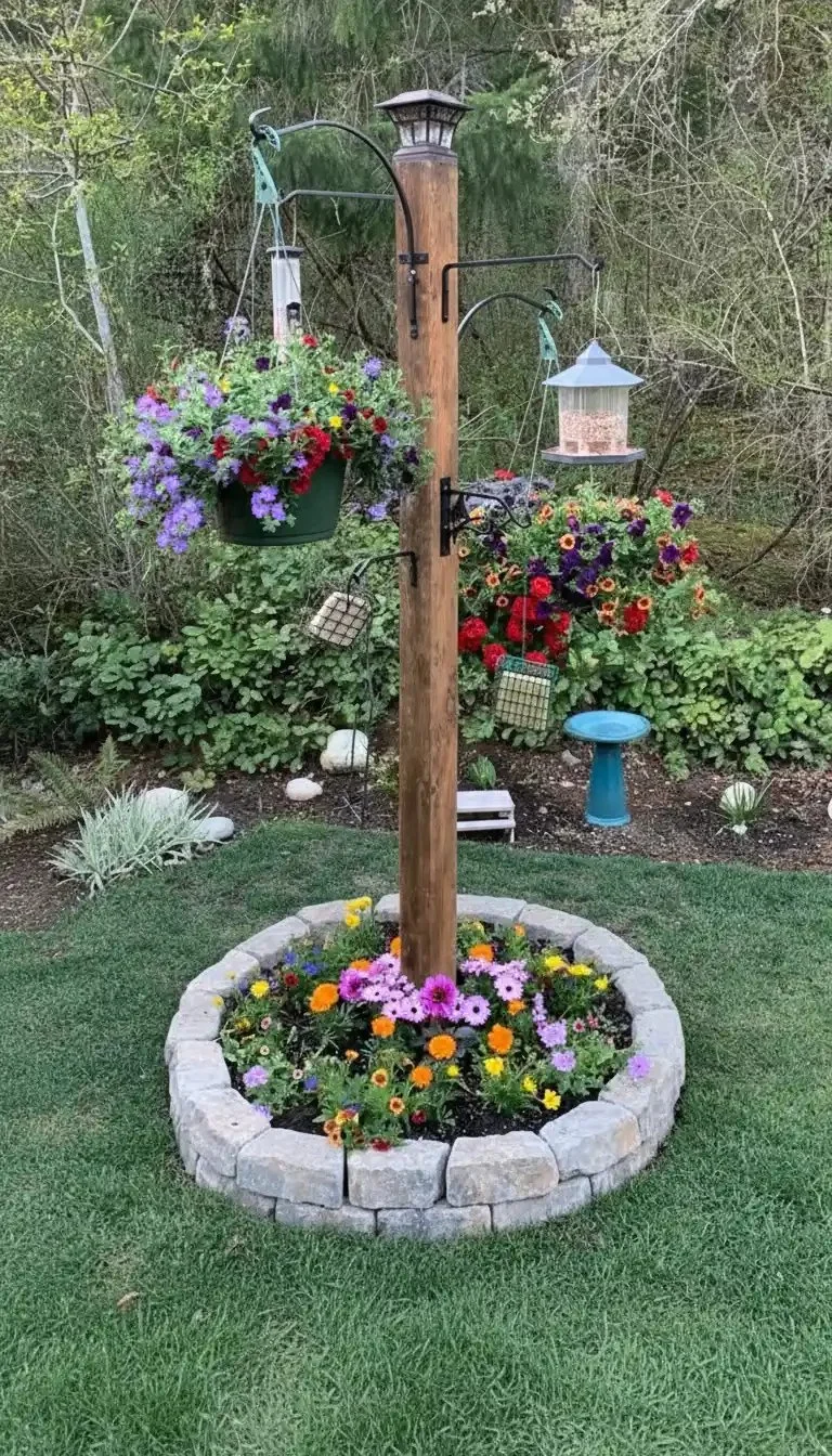 Creative bird feeder garden ideas for attracting birds to your yard