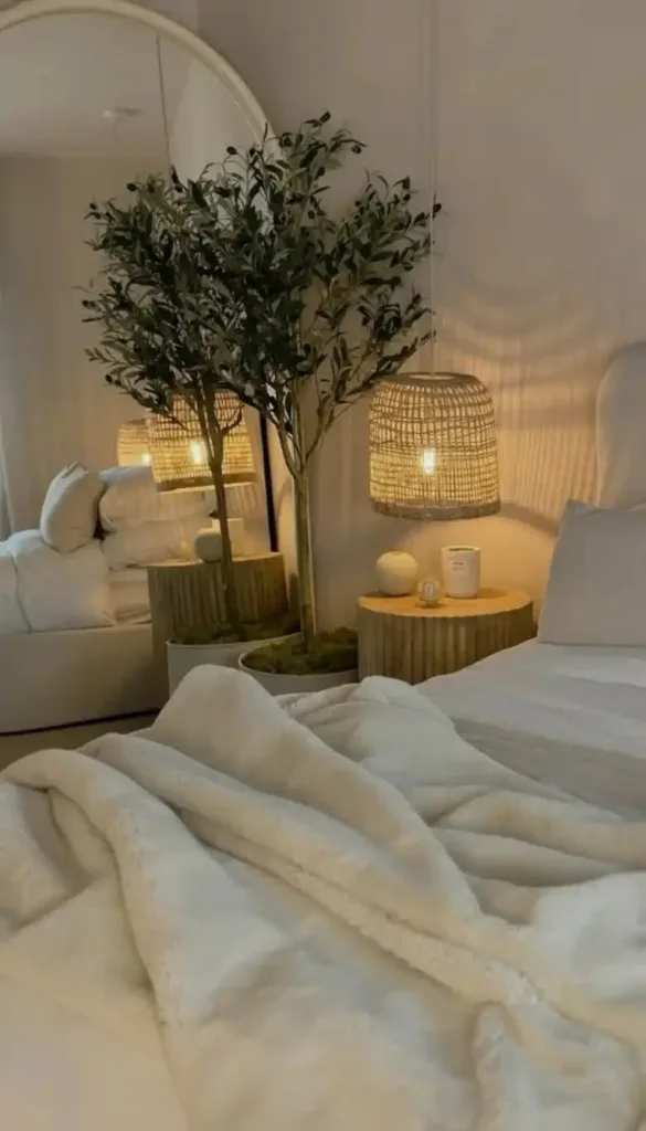 Beautifully redesigned bedroom showcasing innovative room makeover ideas